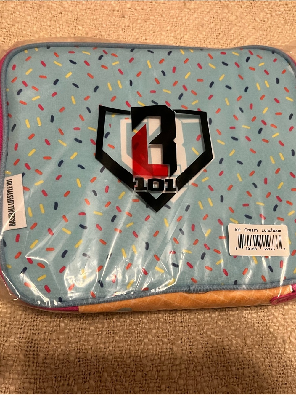 101 Ice Cream Sprinkles Lunchbox - Light Blue